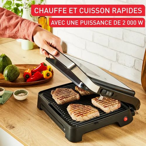 Grill Viande Multifonction 2000w Inox - Gc271d10