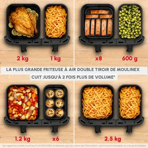 Friteuse sans huile MOULINEX EZ942AF0 Easy Fry vue détaillée