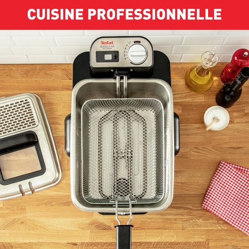 Friteuse Semi Pro Oleoclean Inox 3,5l Tefal Fr804015