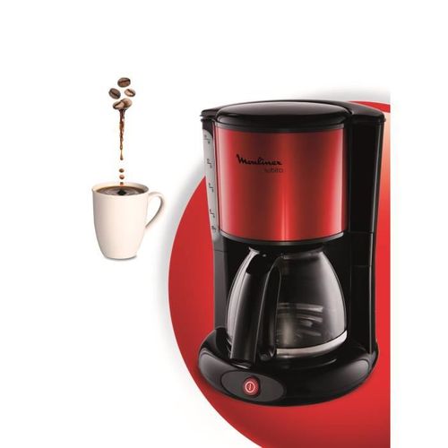 Cafetière Noir/inox Rouge Subito Fg360d11