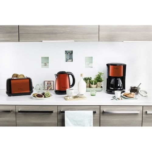 Cafetière Noir/inox Rouge Subito Fg360d11