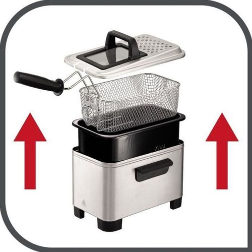 Friteuse Semi Pro 3l 2200w Inox - Fr333070