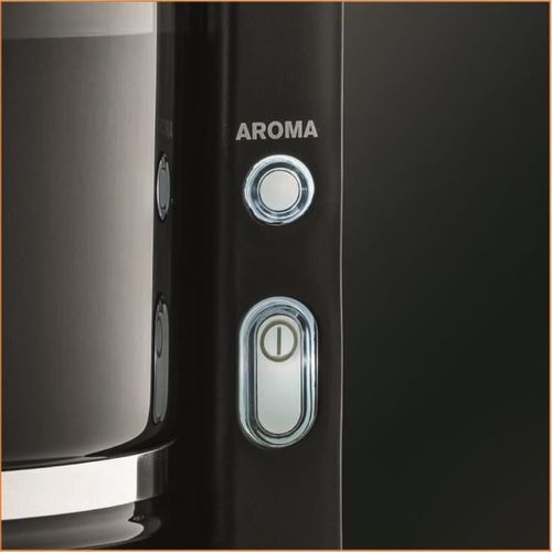 Pro Aroma Plus Cafetiere Filtre Électrique, 1,25 L Soit 15 Tasses, Machine A Café, Noir Et Inox