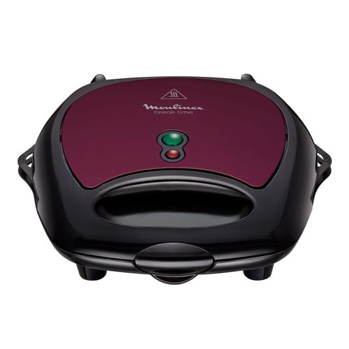 Croque-gaufre MOULINEX SJ615612 Break Time prune