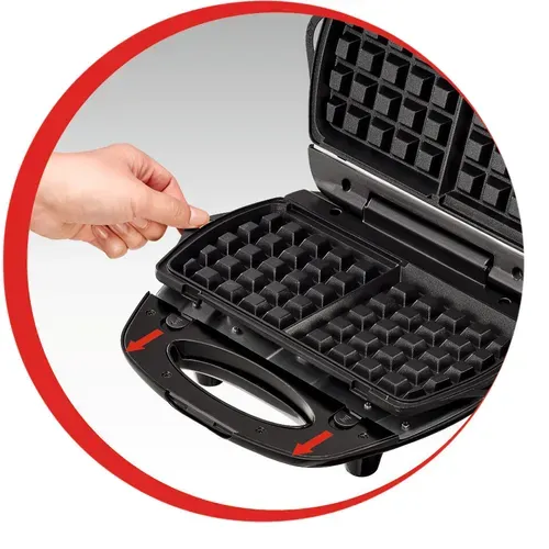 Croque-gaufre MOULINEX SJ615612 Break Time prune