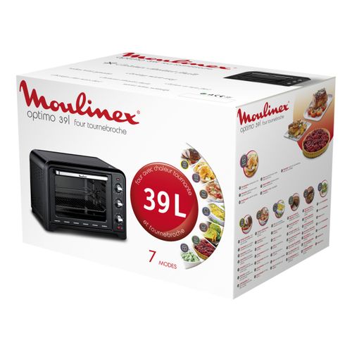 Four À Chaleur Tournante 39l 2000w Noir - Ox485810