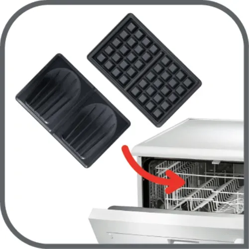 Croque-gaufre TEFAL SW341512 Time Colormania