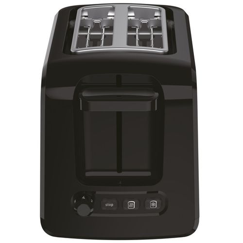 Grille-pains 2 Fentes 850w Inox/noir - Tt410d10