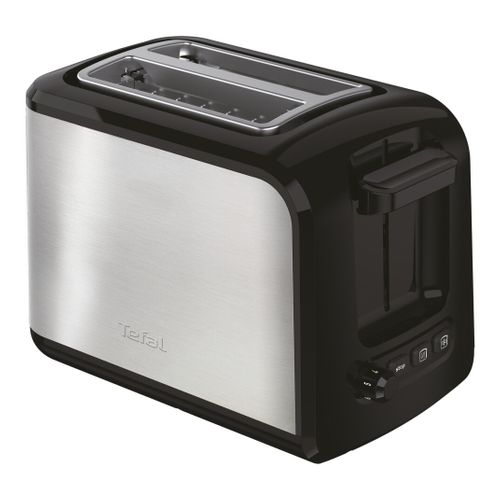 Grille-pains 2 Fentes 850w Inox/noir - Tt410d10