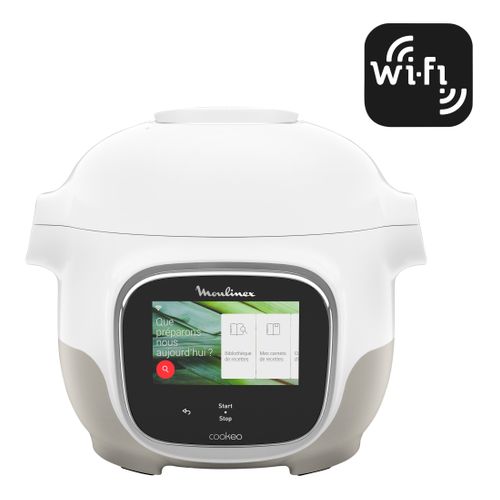 Multicuiseur Intelligent Cookeo Touch Mini 3l 900w Blanc/argent - Ce922110