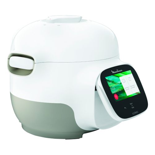 Multicuiseur Intelligent Cookeo Touch Mini 3l 900w Blanc/argent - Ce922110