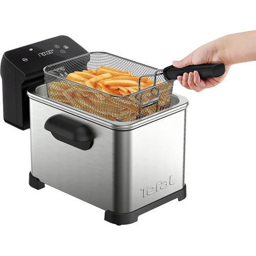 Friteuse 4l 2400w Inox/noir Fr507d10