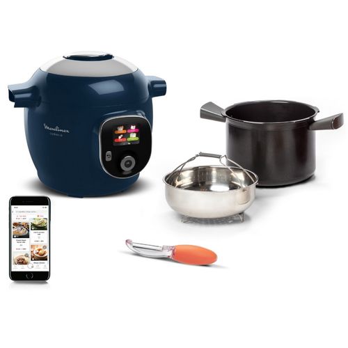 Multicuiseur Intelligent Cookeo+ 150 recettes 6l 1600w Bleu - Ce85f410