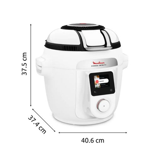 Multicuiseur CE9721F0 MOULINEX 6,5L - 1600W - Blanc vue accessoires