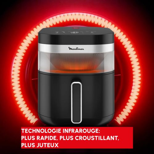 Friteuse Sans Huile Air Fryer Moulinex Ez8328f0 7l Noir