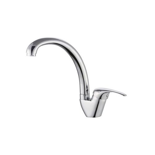 Mitigeur évier Newbury Chromé Bec Pivotant Cartouche Céramique D.35