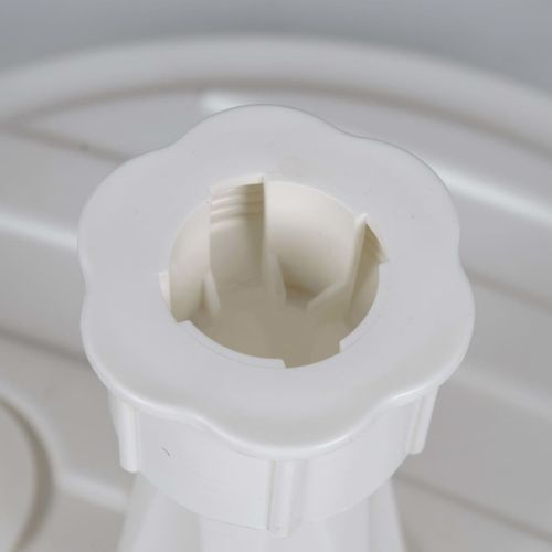 Pied De Parasol Rond En Plastique À Remplir 13 L - Blanc