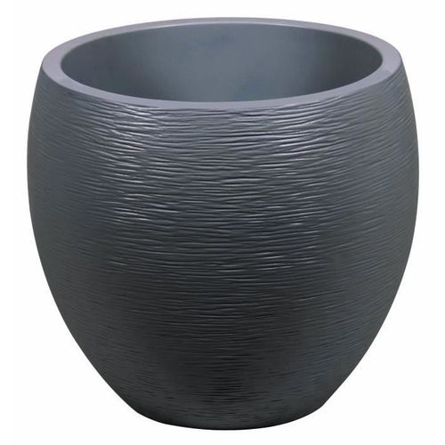 Pot Rond Graphit - 46l - Ø50cm X H 45 Cm - Gris Anthracite