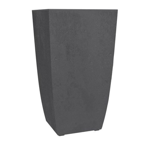 Bac à Fleurs Diva Basalt - Gris Anthracite - 42 L - 43,5 X 43,5 X H.78.2 Cm - Bac Intérieur Amovible