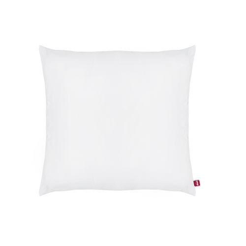 Lot de 2 oreillers 60 x 60 cm polyester moelleux blanc