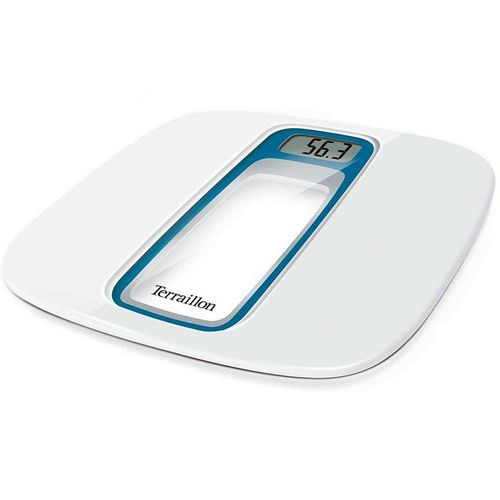 Pèse-personne Électronique 160kg/100g Blanc/bleu - 14470