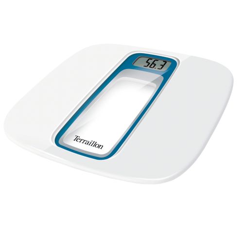 Pèse-personne électronique 160kg/100g Blanc Bleu Bea74011bs