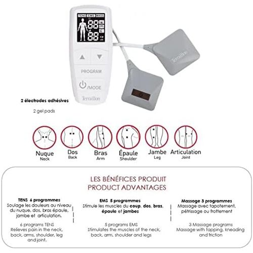 Electrostimulation 3 En 1 (ems/tens/mass) Triocare+