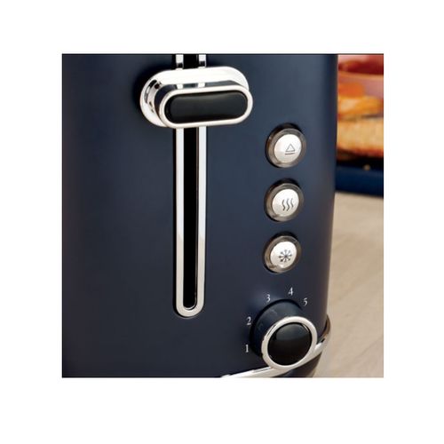 Grille-pain Long 2 Fentes 1550w Bleu Nuit 15438