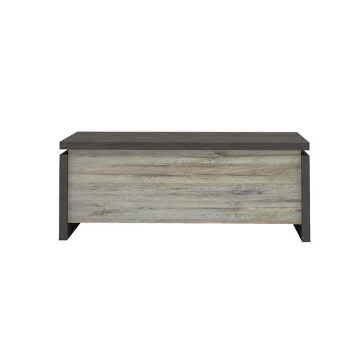 Table basse BAXTER imitation chêne gris