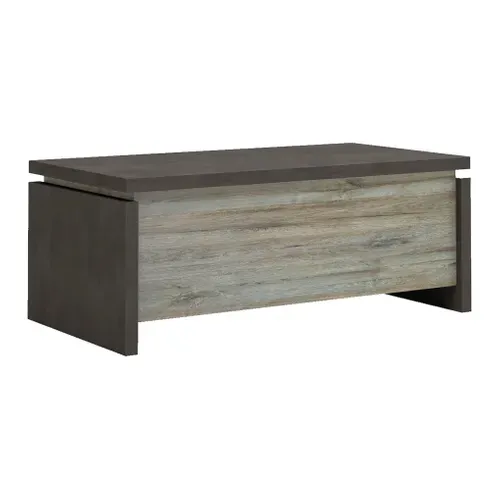 Table basse BAXTER imitation chêne gris