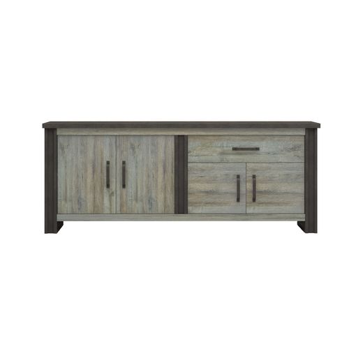 Buffet L.224 cm BAXTER imitation chêne gris