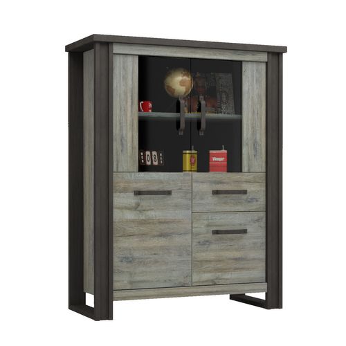 Buffet haut BAXTER imitation chêne gris