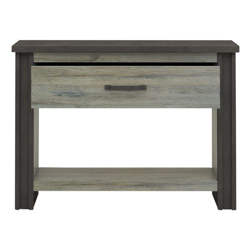 Console BAXTER imitation chêne gris