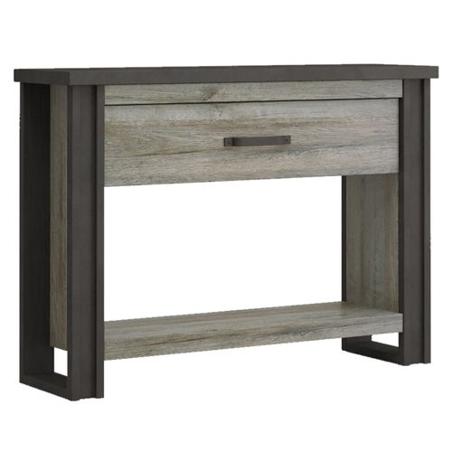 Console BAXTER imitation chêne gris