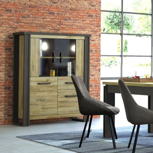 Buffet haut BAXTER imitation chêne