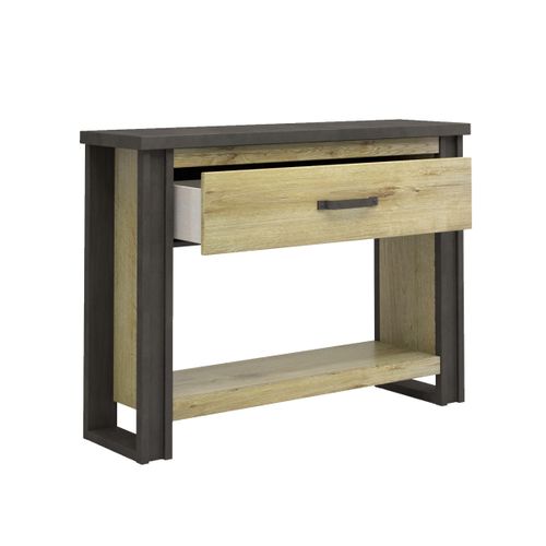 Console BAXTER imitation chêne