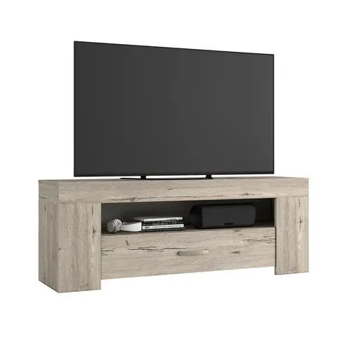 Meuble TV L 150 FOREST Imitation chêne vue d'ambiance 1