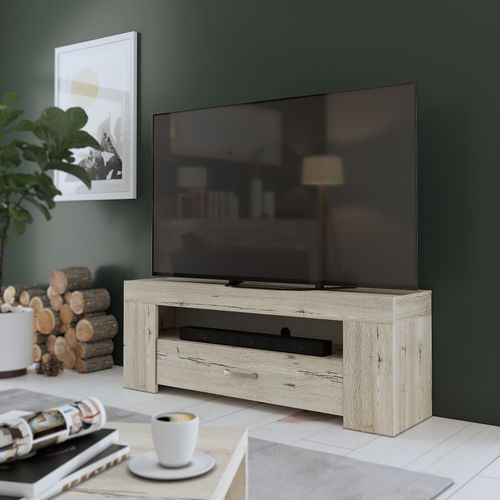 Meuble TV L 150 FOREST Imitation chêne
