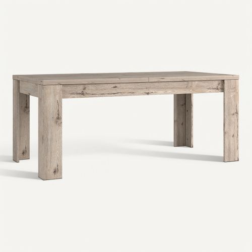 Table extensible L. 180/225 cm FOREST Imitation chêne vue 3/4