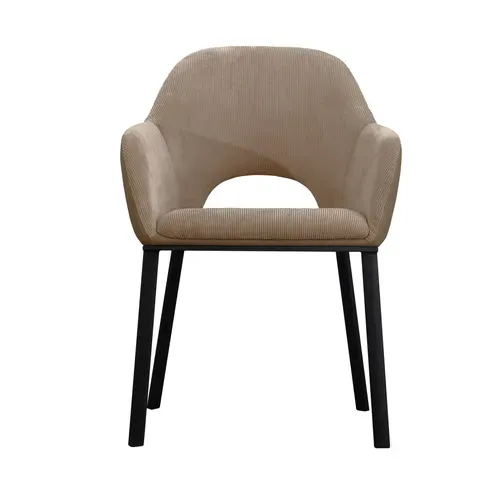 Fauteuil FOREST bi matière écru