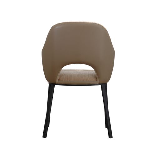 Fauteuil FOREST bi matière écru