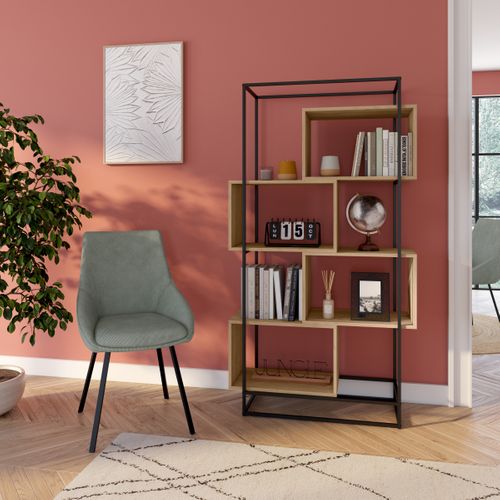 Chaise velour cotelé Baxter Céladon