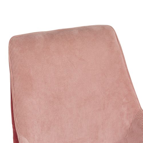 Chaise velour cotelé Baxter Corail vue détaillée