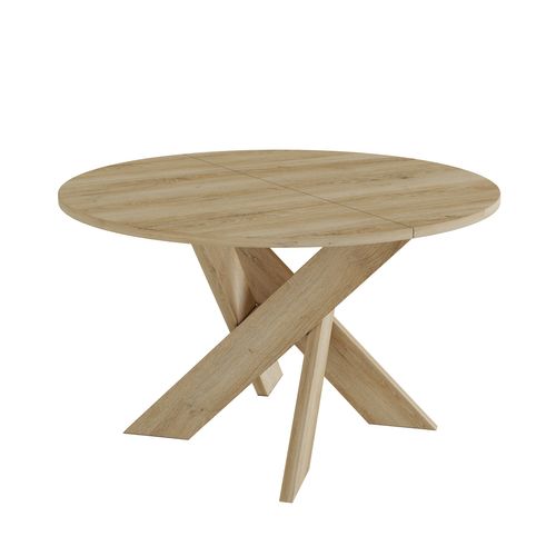 Table ronde DAVIS Imitation chêne