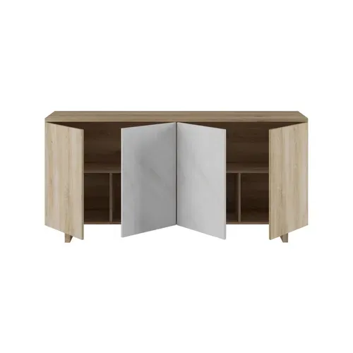 Buffet 4 portes DAVIS Imitation chêne