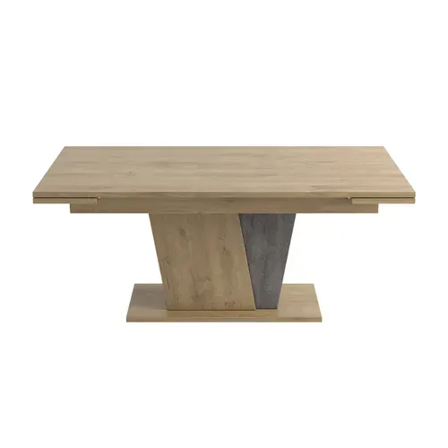 Table extensible L.180/210/240 TERRA Imitation chêne / béton ciré
