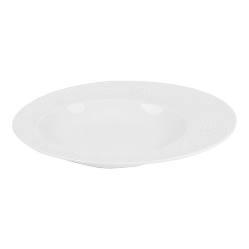 Assiette Creuse Ellipse 23 Cm (lot De 6) En Porcelaine