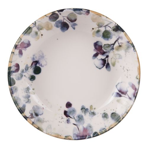 Assiette à Pâtes Garden 22x6 Cm (lot De 6) En Faience