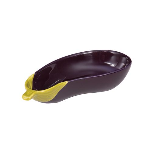 Coupe Aubergine 27x12,7 Cm En Céramique