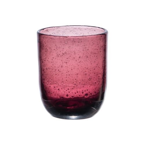 Gobelet 20 Cl Luberon Bullé Violet (lot De 6) En Verre
